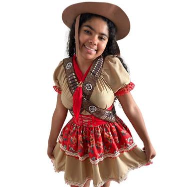 Imagem de Fantasia Infantil Cangaceira Maria Bonita - Extra Festas Tamanho G
