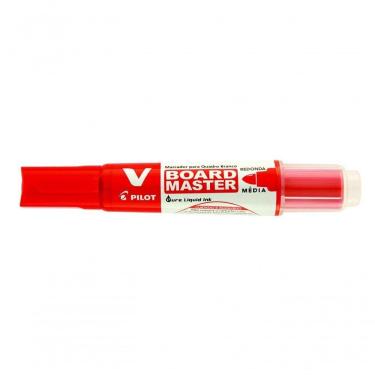 Imagem de Marcador Para Quadro Branco V-board Master Pilot Recarregável Vermelho