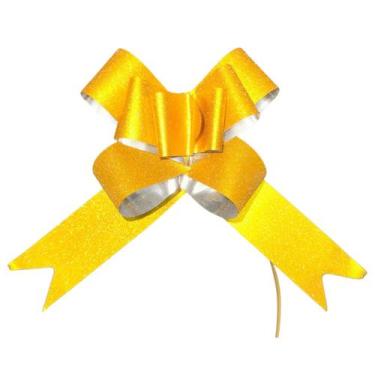 Imagem de Kit 100 Laços Mágicos Para Presente Fácil De Montar Várias Cores 28x46