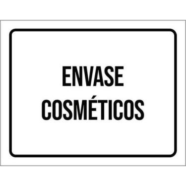 Imagem de Kit 3 Placas Envase Cosméticos 27X35 - Sinalizo