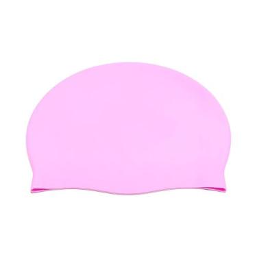 Imagem de Touca De Natação Unissex Em Silicone Impermeável Com Proteção Para Ouv