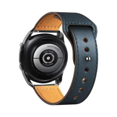 Imagem de Pulseira De Couro Unissex Compatível Com Samsung Galaxy Watch 7/6/5/Pr
