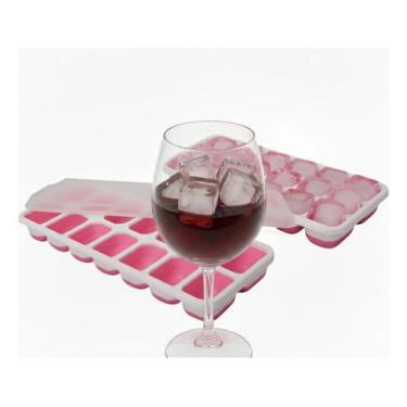 Imagem de Forma de Gelo Silicone Com Tampa 14 Cavidades - Bons Cheff