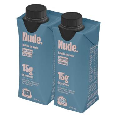 Imagem de Kit 2X: Bebida Vegetal Proteica Aveia Sabor Cacau Nude 250ml