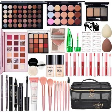 Imagem de Kit de maquiagem CHAFFUL All in One para mulheres com base e muito mai