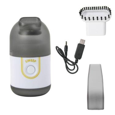 Imagem de Mini Aspirador Pó Portátil Usb Recarregável Bivoltc/Extensor E Escova Limpeza Mesa, Tec...