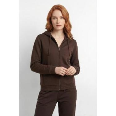 Imagem de Jaqueta feminina moletom com capuz 61377-Feminino
