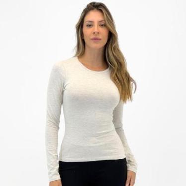 Imagem de Blusa Malwee Básica Manga Longa Gola Redonda Feminina-Feminino