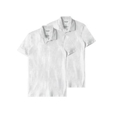 Imagem de Kit com 2 Camisetas Polo Masculina Malwee 1000004430 Azul Marinho-Masculino