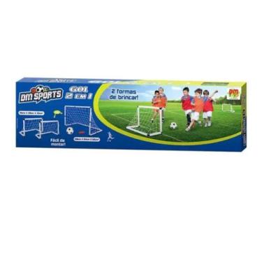 Imagem de Golzinho Bola Futebol Infantil para criança 2 em 1 Dm - Dm TOys