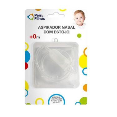 Imagem de Aspirador nasal com estojo pais e filhos 0+ meses - Pais & FIlhos - Pa