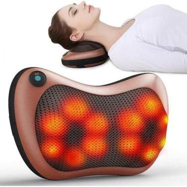 Imagem de Massageador de Pescoço e Lombar Shiatsu Relax Portátil.. - UNIQUEMARKE
