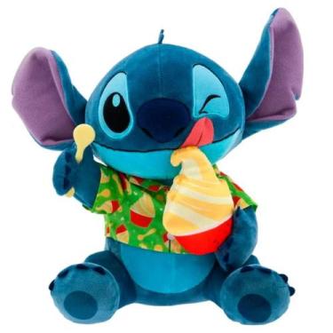 Imagem de Pelúcia Stitch Camiseta Florida c/Sorvete 30cm Dia na Praia - Fun Divi