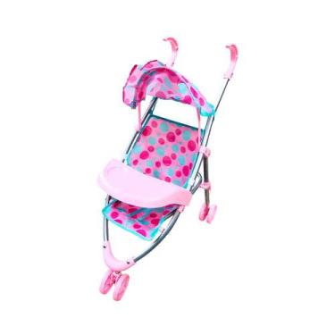 Imagem de Carrinho de Boneca - 3 Rodas - Passeio Divertido - Bolas - DM Toys