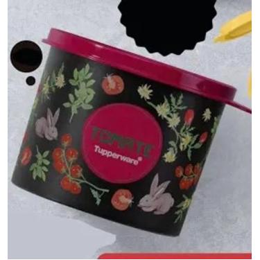 Imagem de Tupper Redondinha Floral Tomate da Tupperware - Tupperware 