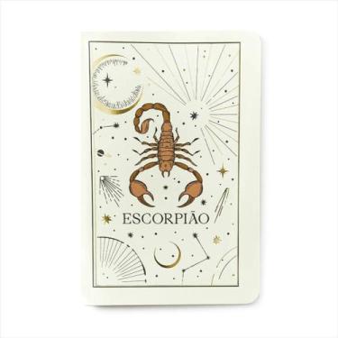 Imagem de Caderneta Cícero astral pautado escorpião 14x21cm 64 Folhas - Cicero
