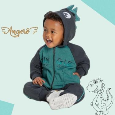 Imagem de Conjunto Infantil Masculino Moletom/Chamonix Felpado Angerô, Mineral, 