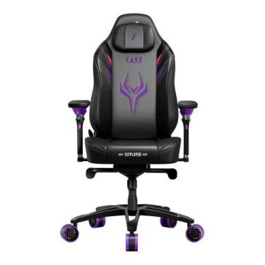 Imagem de Cadeira Gamer 1STPLAYER FAST, Até 160kg, Reclinável, Almofadas, Braço 