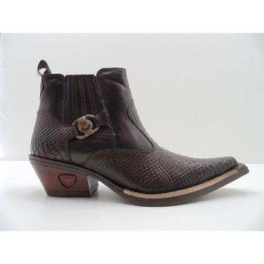 Imagem de Bota kedoll contry em couro escamada bico fino 1310, 43