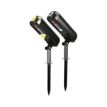 Imagem de Luz De Parede Solar LED Verde Quente IP65 Para Jardim, Holofotes E Ilu
