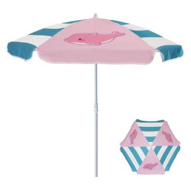 Imagem de Guarda-chuva à beira-mar AMMSUN 152cm para crianças com mesa de areia 