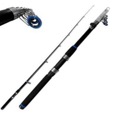 Imagem de Vara Telescopica Pesca P/ Molinete 2,10m Xingu Araxá Sup 4kg