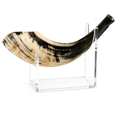 Imagem de Rite Lite Suporte de acrílico Shofar transparente Rosh Hashaná Judaico Ano Novo Lembranças de Festas de Férias, Presente de Yom Kippur, Feriados Altos, Shana Tova, apresenta decoração de mesa