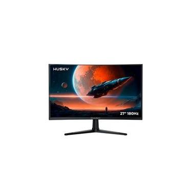 Imagem de Monitor Gamer Curvo Husky Boreal 27", FHD, 180Hz, 1ms, Adaptive Sync, VA, DisplayPort e HDMI, HDR - HMG00527PT