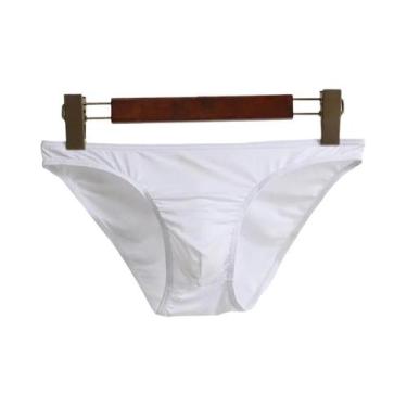 Imagem de Cuecas Transparentes Sexy Para Homens Com Bolsa De Apoio, Em Cores Sól