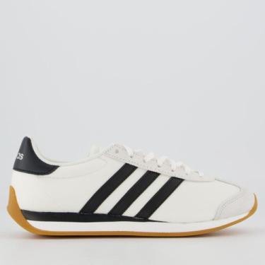 Imagem de Tênis Adidas Runvista Feminino Off White e Preto, 38