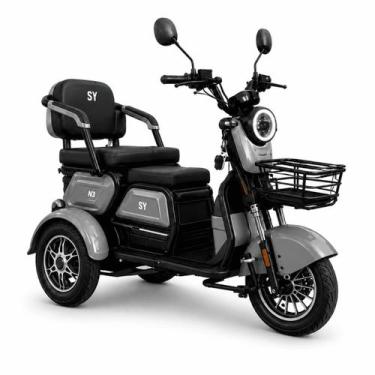 Imagem de Triciclo Elétrico N3 1000W Lítio 60V 30Ah Sobe Morro 50km Autonomia 3 