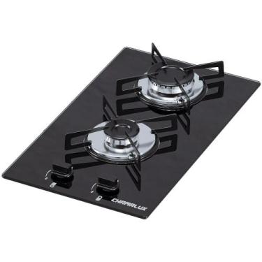 Imagem de Fogão Cooktop 2 Bocas Ultra Chama Bivolt Chamalux, Preto, Bivolt
