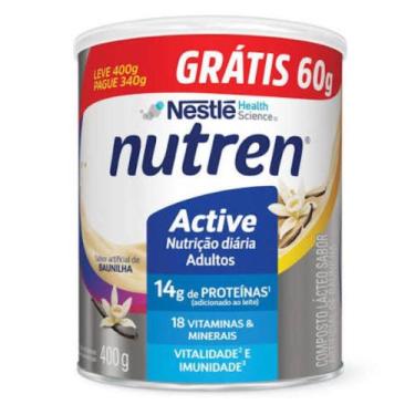 Imagem de Nutren Active Sabor Baunilha com 400g - Nestlé