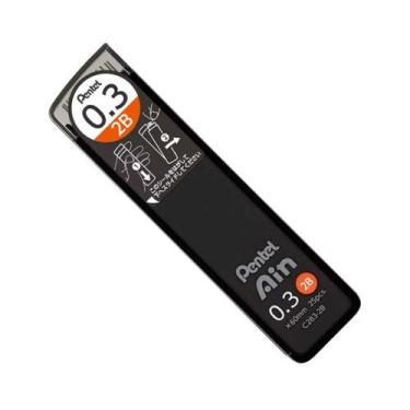 Imagem de Grafite Pentel Ain 2B 0.3mm