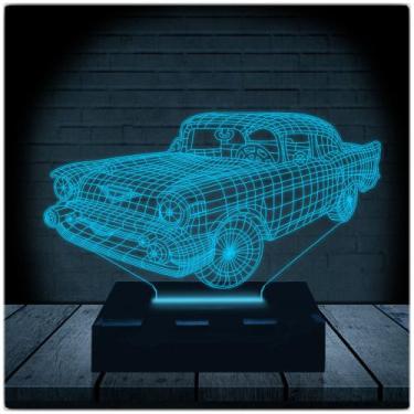 Imagem de Luminária Led Abajur  3D  Carro - Rb Criações