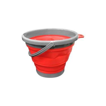 Imagem de Balde Retratil Dobravel 10L Cozinha Lavanderia Ganha Espaço