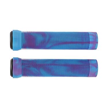 Imagem de Punhos de capa de guidão de bicicleta, punhos de guidão de borracha de 22,2 mm Design ergonômico para ciclismo(Roxo azulado)