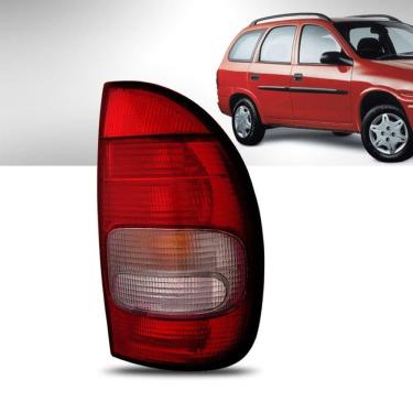 Imagem de Lanterna Traseira Corsa 4 Portas Wagon 1996 97 98 99 Direita Fumê
