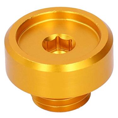 Imagem de aqxreight - Tampa do plugue do parafuso tampa do enchimento de óleo do motor de liga de alumínio, tampa de enchimento de óleo do motor serve para ARX1200 CB1000 CB1000R (ouro)