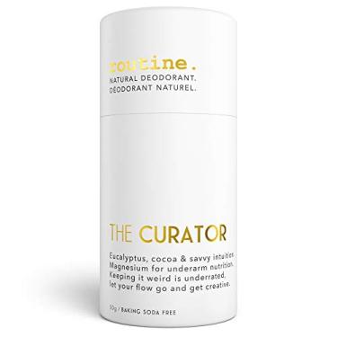 Imagem de ROUTINE Desodorante em bastão natural para mulheres e homens 50 g | Antitranspirante para pele sensível | Perfumado de eucalipto - Sem alumínio e bicarbonato de sódio - The Curator