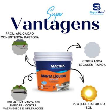 Imagem de Manta Liquida Premium - Anti Goteira, Chuvas , Trincas Umidade Calor -
