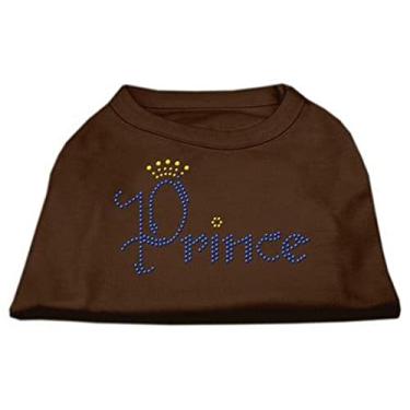 Imagem de Mirage Pet Products Camiseta para animais de estimação Prince Strass, 3GG, marrom
