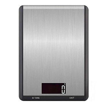 Imagem de balanças de cozinha peso digital, balança de cozimento de alimentos em aço inoxidável balança digital de cozinha balança de cozinha de alta precisão para casa e cozinha, pesar alimentos com precisão