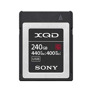 Imagem de Sony Cartão de memória profissional XQD série G 240 GB (QD-G240F/J), preto