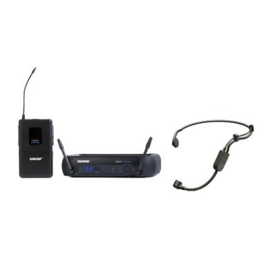 Imagem de Shure PGXD14/PGA31-X8 Sistema sem fio digital Headwear com microfone de fone de ouvido PGA31