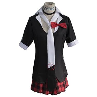 Imagem de OSIAS Junko Enoshima Fantasia Cosplay Anime Estilo Campus Japonês (2GG)
