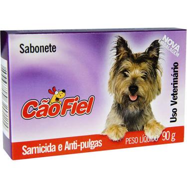 Imagem de Sabonete CãoFiel Sarnicida e Antipulgas para Cães - 90 g