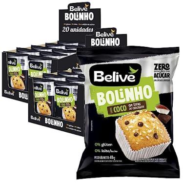 Imagem de Bolinho BELIVE Coco com Chocolate 40g (20 unidades)