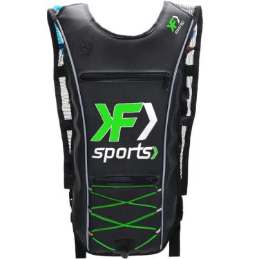Imagem de Mochila De Hidratação Emborrachada Impermeável Para Ciclismo F Sports Verde-Unissex