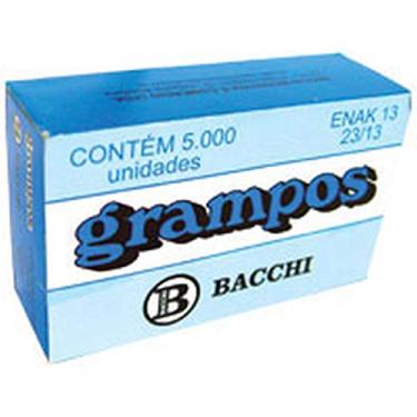 Imagem de Grampo para Grampeador 23/13, Galvanizado, 5000 Grampos, Bacchi